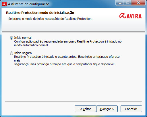 AV12_Realtime Protection modo de inicializacao